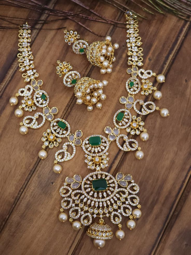 Crystal Beads Super Diamond Necklace Set