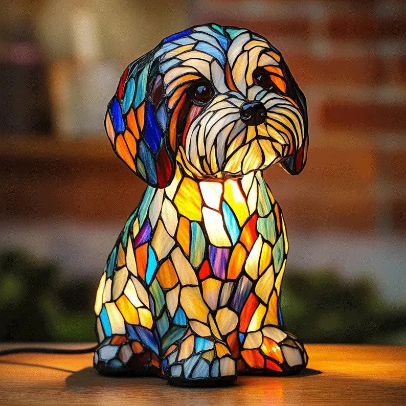 Ledsen™ DogLamp : Moderne Artistique Colorée Ambiante Chien Lampe