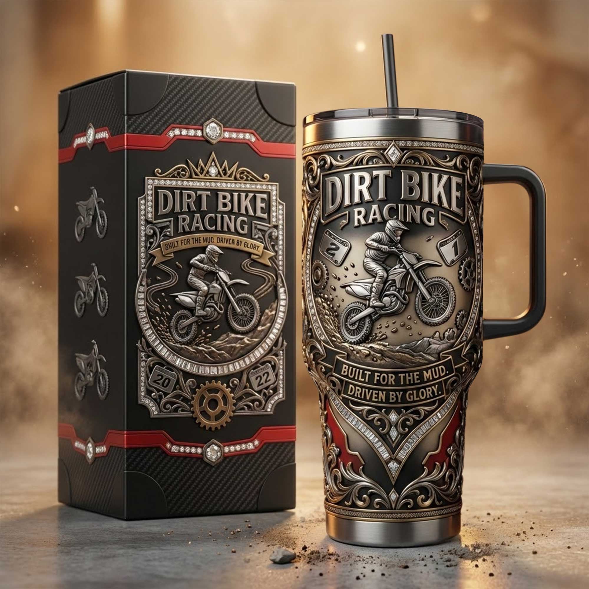 DBRC 40oz Tumbler With Handle PDL