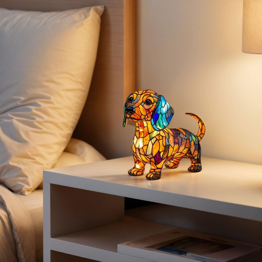 Ledsen™ DogLamp : Moderne Artistique Colorée Ambiante Chien Lampe