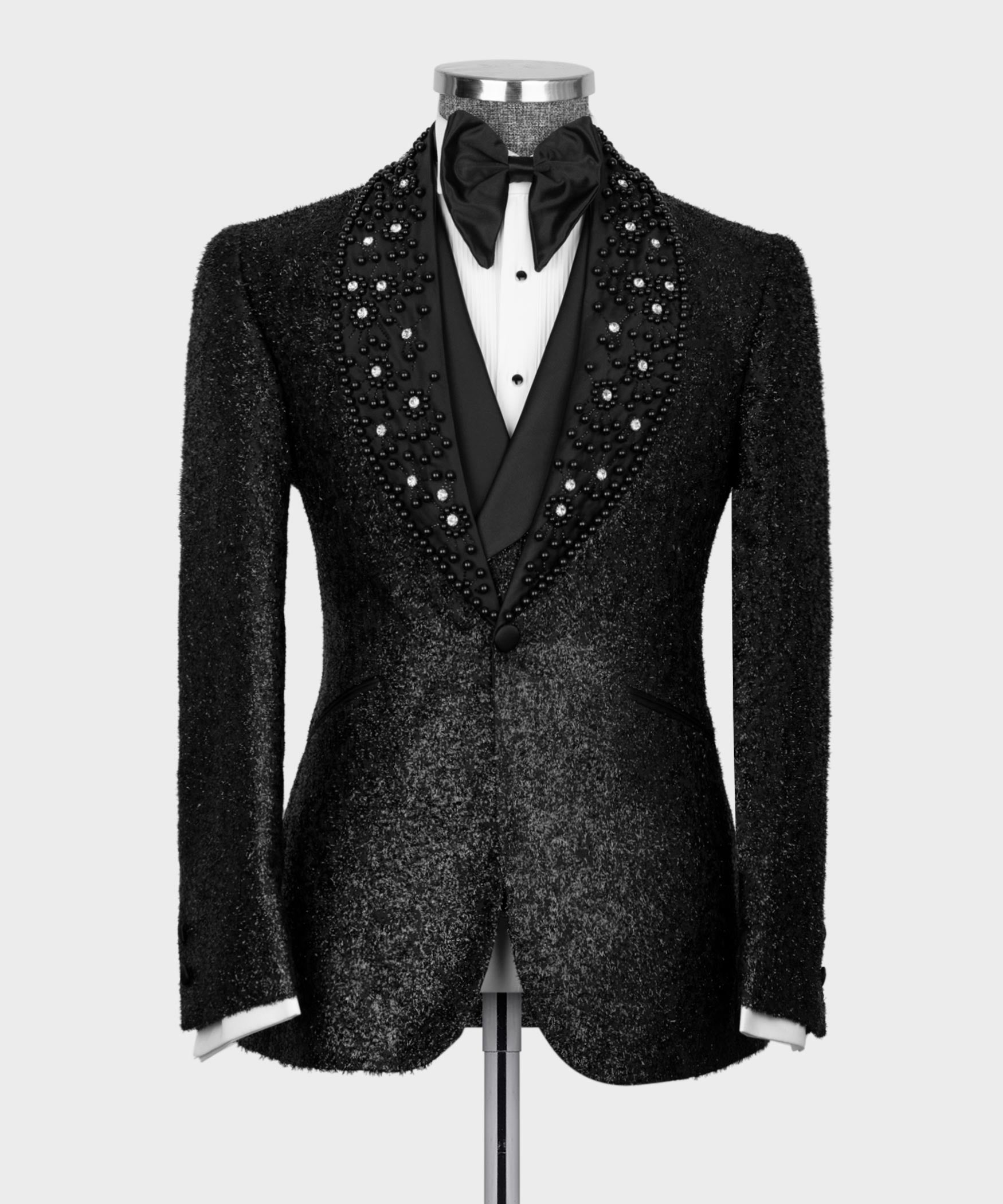 Shining Black Tuxedo