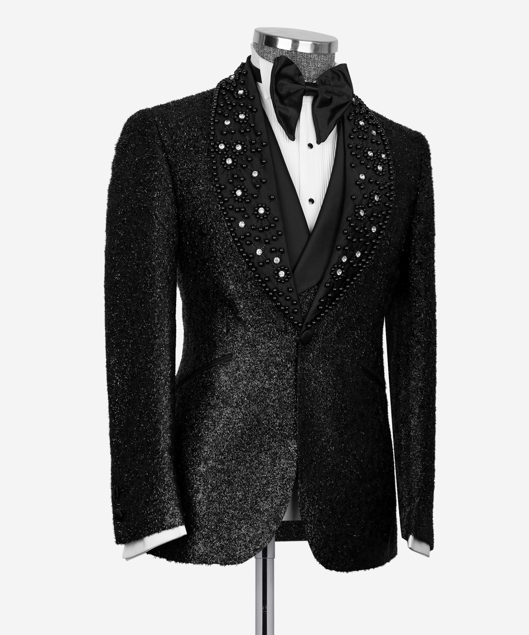 Shining Black Tuxedo
