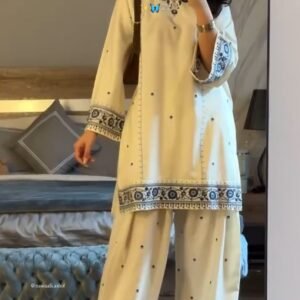 Safaid Sitara  Co-ord Set